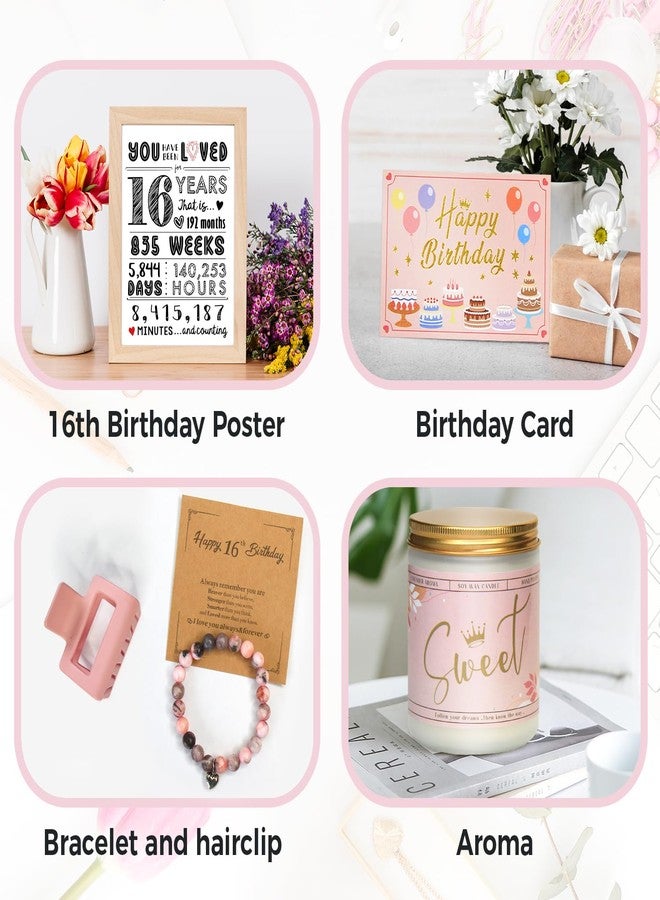Mirasphere Sweet 16 Gifts for Girls,16th Birthday Gifts for Girls, Unique Sweet 16 Gifts Ideas, 11 Pieces Trendy 16th Birthday Gifts for Daughter, Niece, Granddaughter, Happy 16th Birthday Gifts - Image 5
