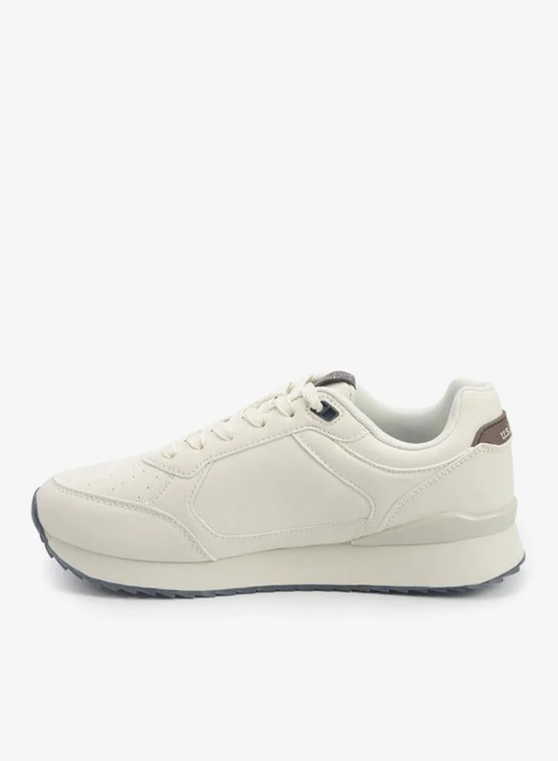 U.S. Polo Assn. WHITE Men Lace-Up Sneakers for Men | Best Price UAE
