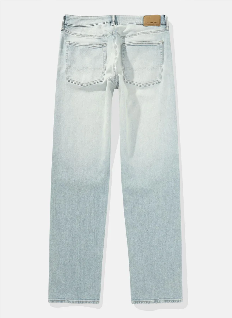 امريكان ايجل Airflex+ Rinse Wash Straight Fit Jeans