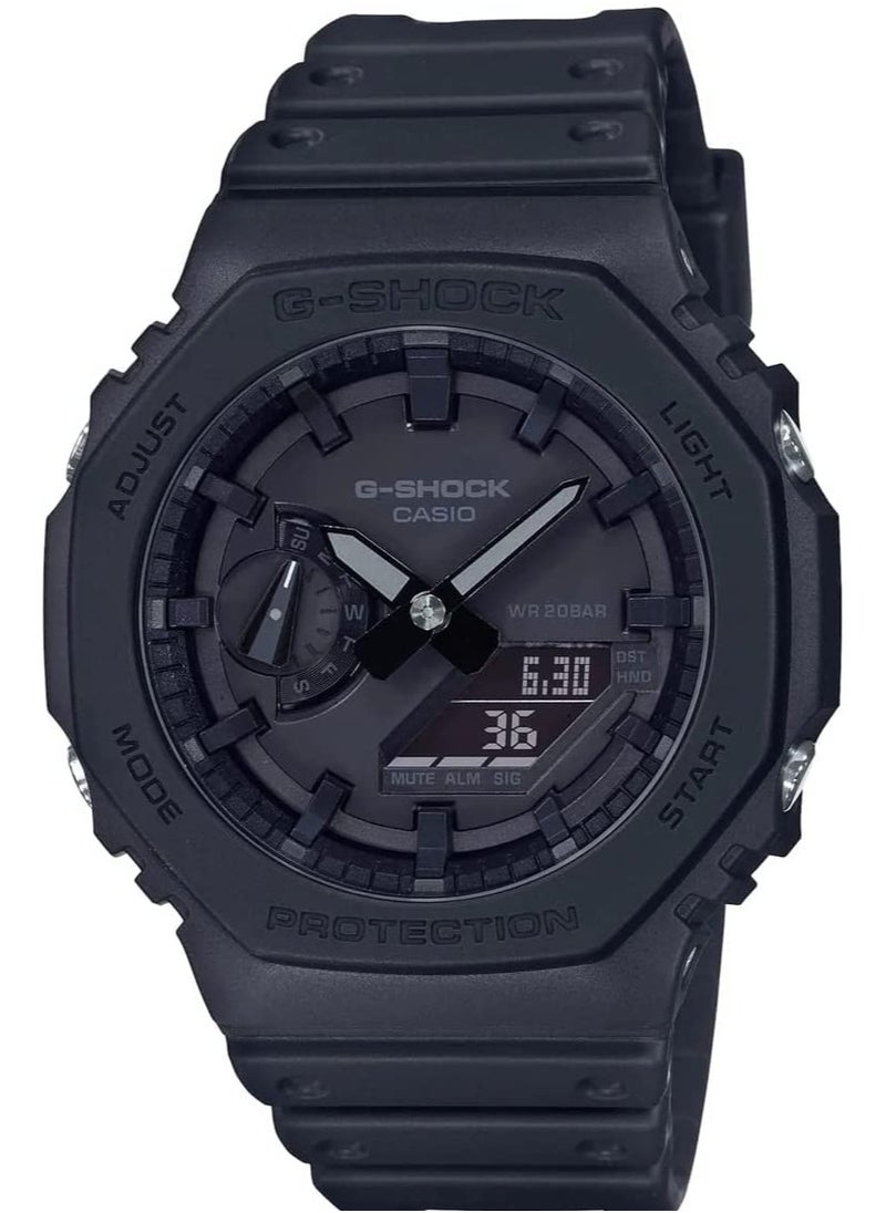 CASIO G-SHOCK Mens Quartz Watch 48.5 × 45.4 × 11.8 mm Analog-Digital Display Plastic Strap Sport Watch For Men GA-2100-1A1  - Image 1