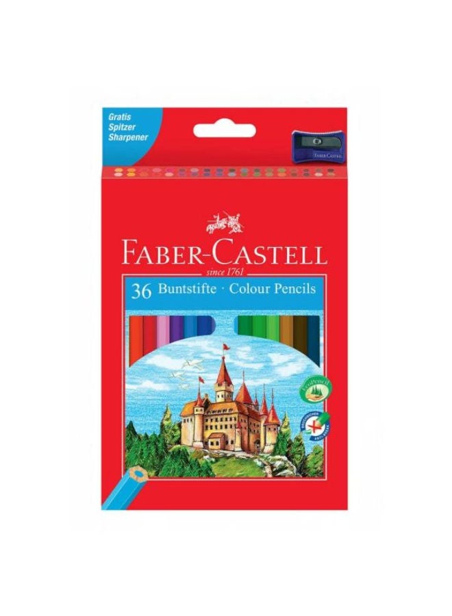 Hexagonal Colour Long Pencils Box Of 36