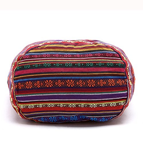 Coton Pose Women Shoulder Handbags Fashion canvas Hippie Crossbody Bags Bohemian Animal Prints Hobo Bags (red) - Image 4