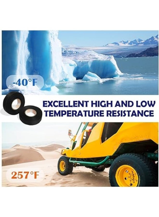 erorex Wiring Harness Tape, Wiring Harness Cloth Tape, 4 Pcs Non-woven Material High Viscosity Soft Noise Reduction Practical Portable Wire Harness Tape, Suitable for Car, Dashboard Etc - Image 5