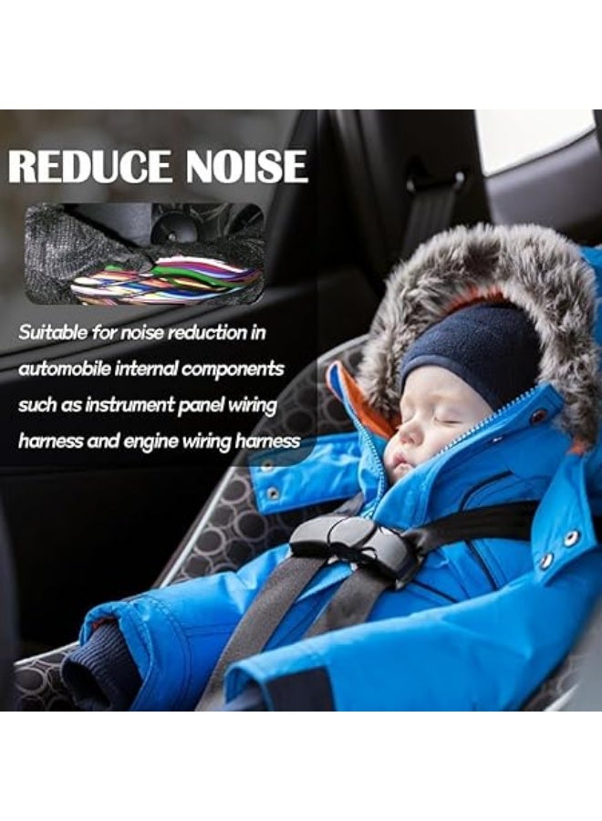 erorex Wiring Harness Tape, Wiring Harness Cloth Tape, 4 Pcs Non-woven Material High Viscosity Soft Noise Reduction Practical Portable Wire Harness Tape, Suitable for Car, Dashboard Etc - Image 4