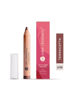 Color Chemistry Color Chemistry Terracotta Lip And Cheek Crayon - 2.49 g, Vegan, Ultra-Matte, Non-Drying, Pigmented And Long-Stay Lipstick, Multi-Use Lip Crayon  - Image 1