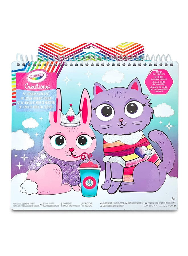 كرايولا مجموعة رسم أزياء الحيوانات الأليفة من كرييشنز - Image 3