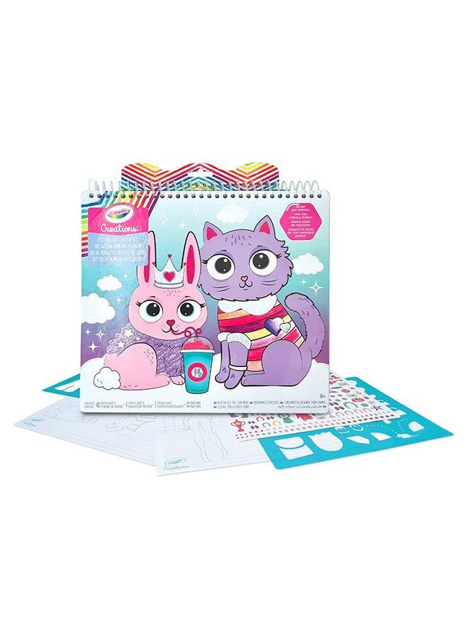 كرايولا مجموعة رسم أزياء الحيوانات الأليفة من كرييشنز - Image 1