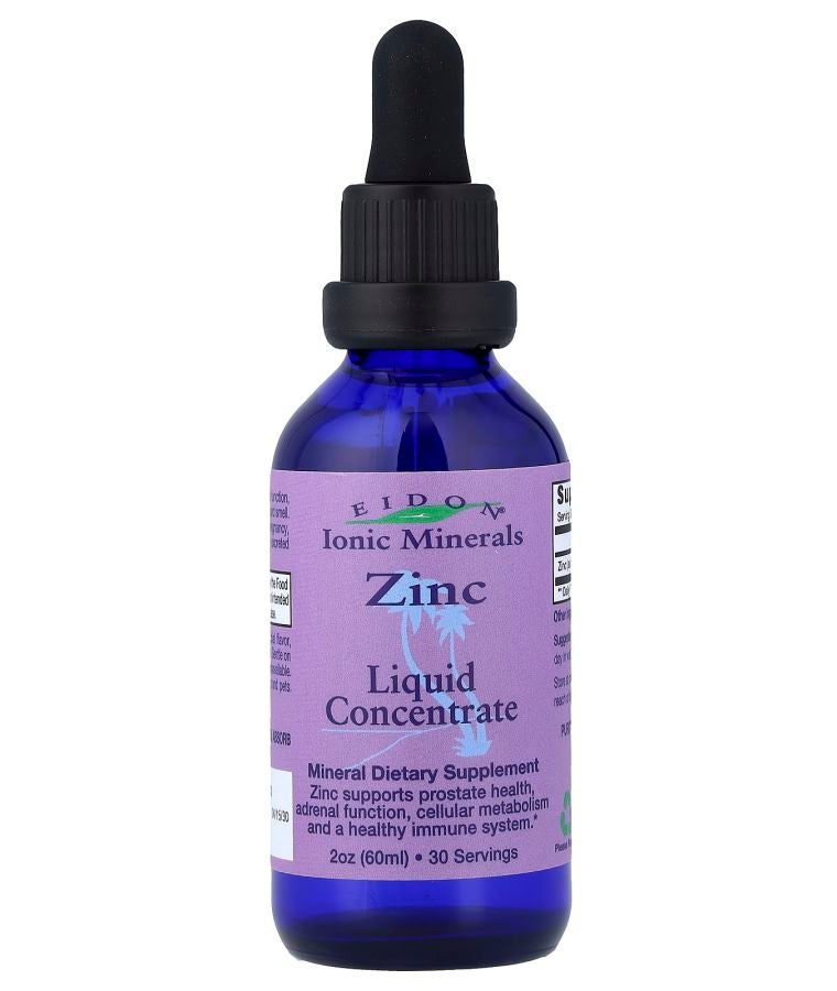 Eidon Ionic Minerals Ionic Minerals Zinc Liquid Concentrate 2 oz (60 ml)