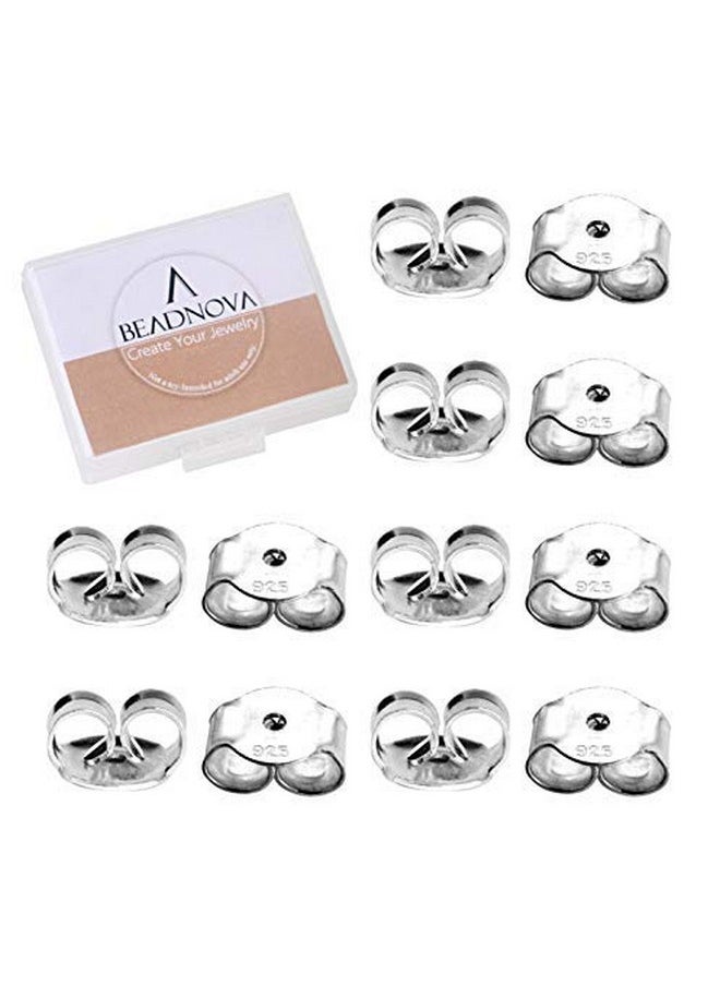 925 Sterling Silver Earring Backs Butterfly Earring Backing For Studs Locking Earring Backs Hypoallergenic Earring Backings Replacement Secure Earring Backs For Posts (12 Pcs) - pzsku/ZF327988ECC4D7E81A57EZ/45/_/1724479239/106e58f5-8557-4545-b052-49734bc6c11b