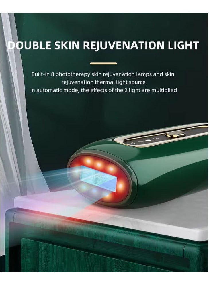 BLAZE IPL Hair Removal Machine with Sapphire Cooling Freezing Point Hair Removal (Green) - Image 2