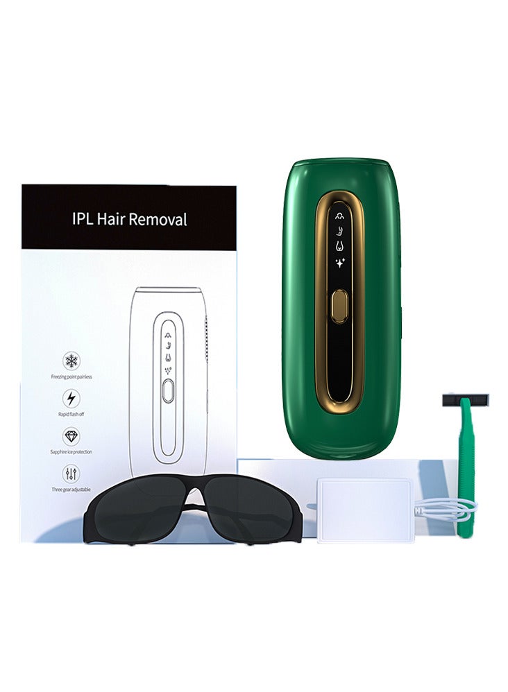 BLAZE IPL Hair Removal Machine with Sapphire Cooling Freezing Point Hair Removal (Green) - Image 1