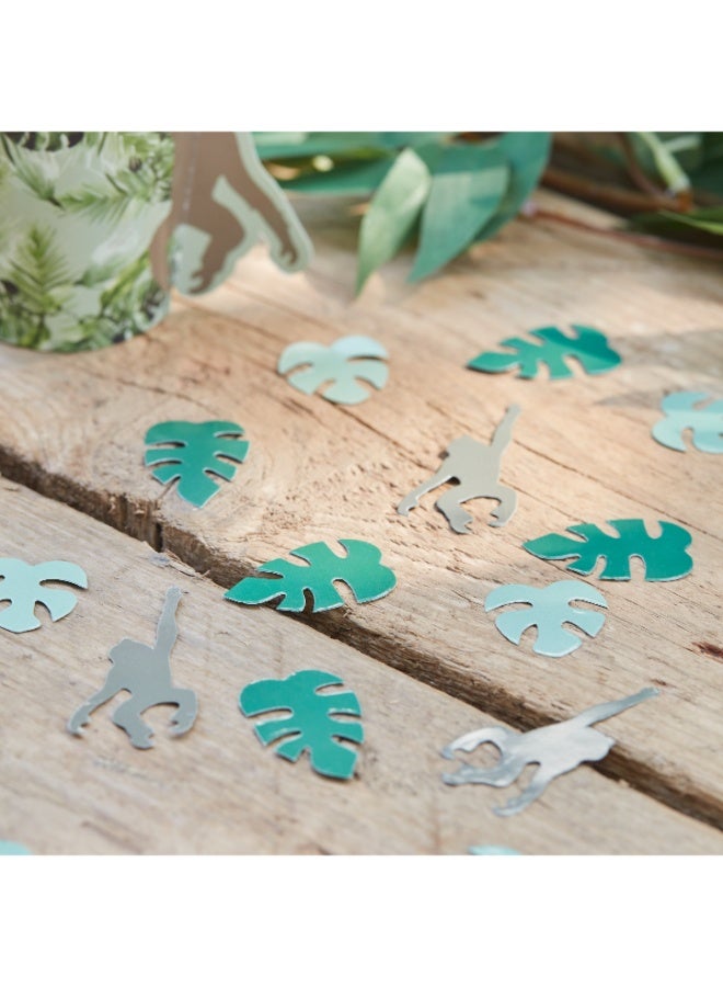 Ginger Ray Leaf & Monkey Table Confetti - Image 2