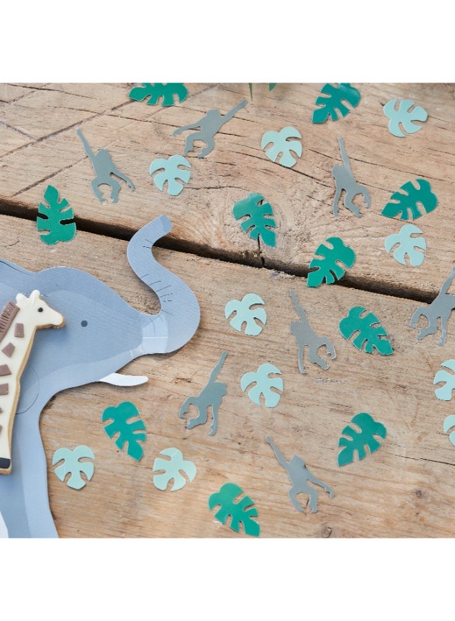Ginger Ray Leaf & Monkey Table Confetti - Image 3