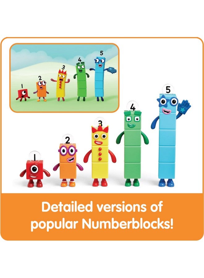hand2mind hand2mind Numberblocks Friends One to Five, Action Figure Set, Toy Figures, Small Figurines for Kids, Counting Blocks, Numbers for Toddlers, Math Toys, Kids Birthday Gifts, Easter Basket Stuffers - Image 4