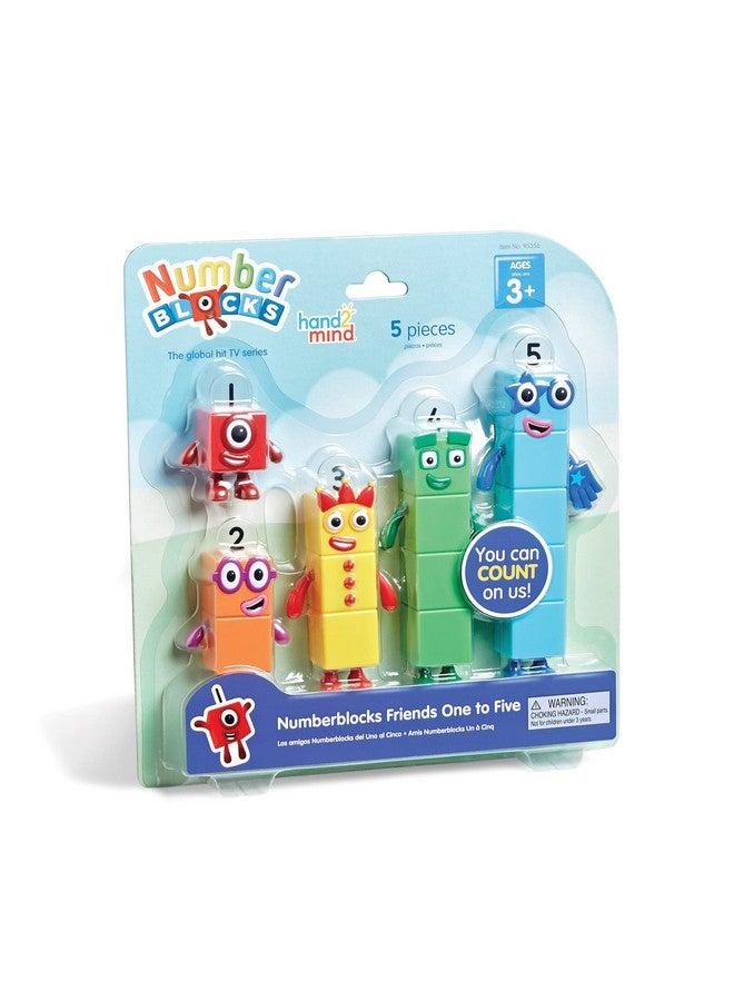hand2mind hand2mind Numberblocks Friends One to Five, Action Figure Set, Toy Figures, Small Figurines for Kids, Counting Blocks, Numbers for Toddlers, Math Toys, Kids Birthday Gifts, Easter Basket Stuffers - Image 1