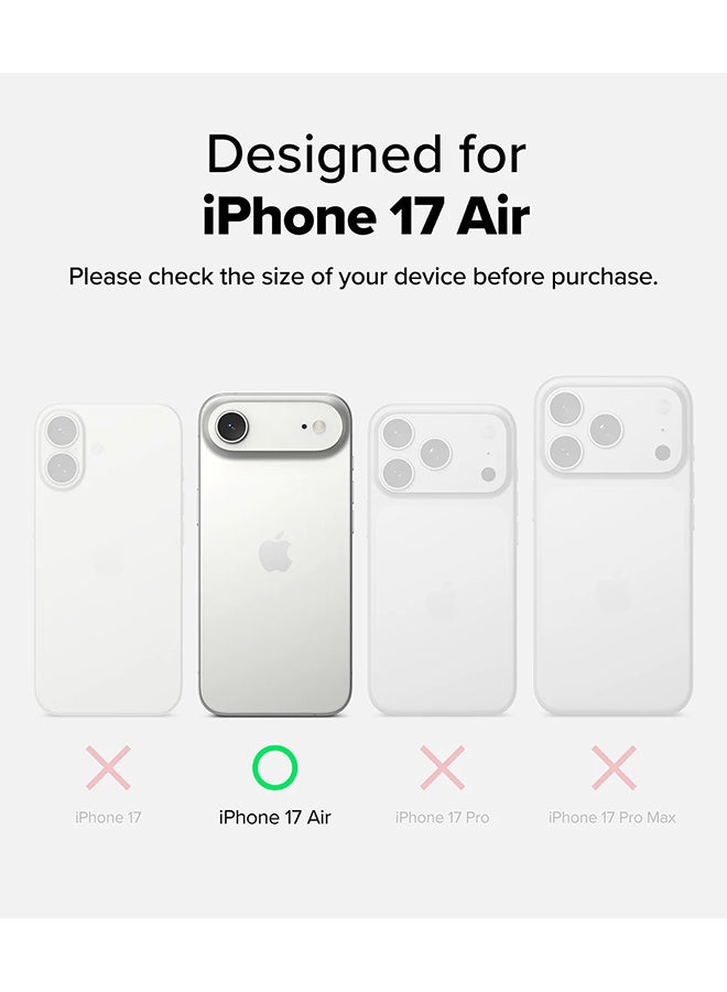 Ringke Camera Lens Frame Glass Protector For iPhone 17 Air, Anti-Fingerprint Tempered Glass Covers and Aluminum Alloy Frames Adhesive Coating - 2 Pack - Image 2