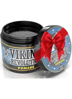 Viking Revolution Viking Revolution Pomade for Men 4oz - Firm Strong Hold & High Shine for Classic Styling - Water Based & Easy to Wash Out (Firm, 1 Pack)  - Image 1