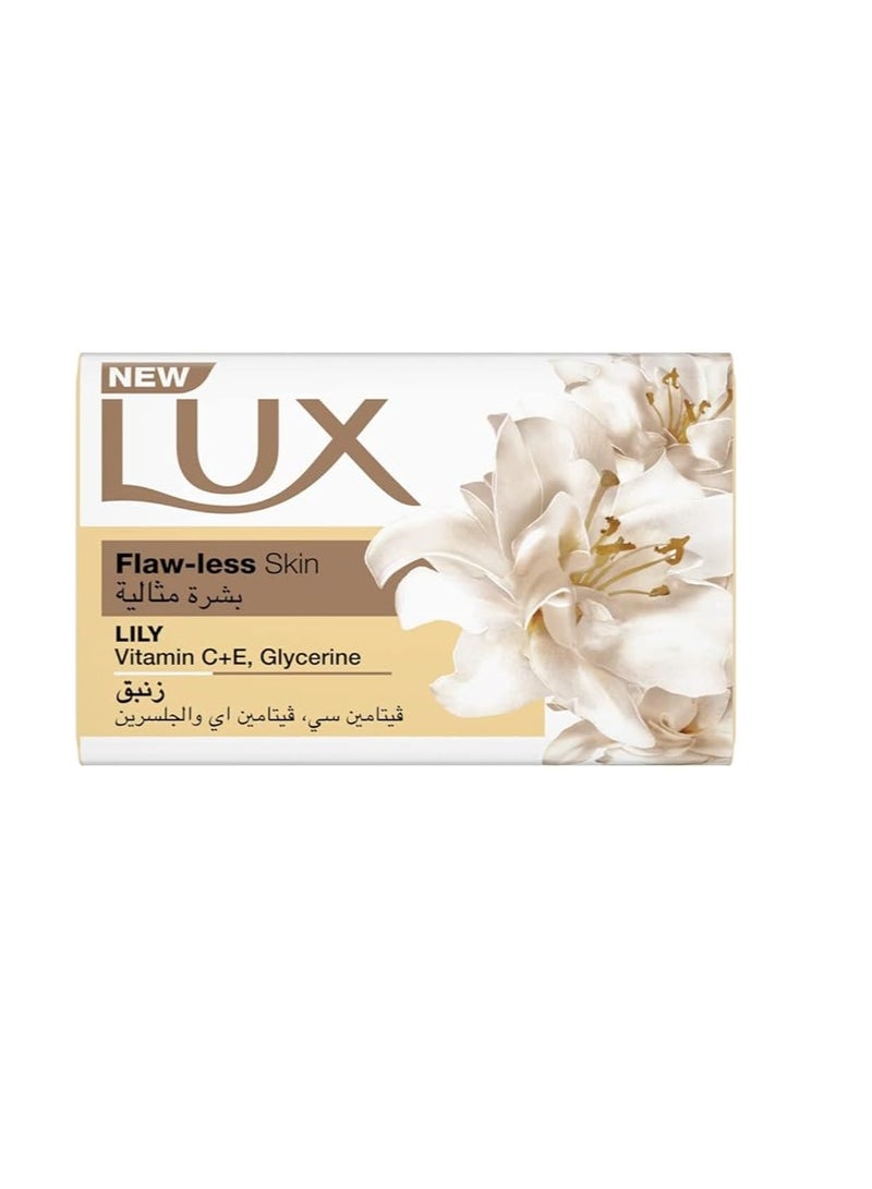 Lux بشرة خالية من العيوب مع صابون الجلسرين بفيتامين C + E من ليلي، 170 جرام - Image 2