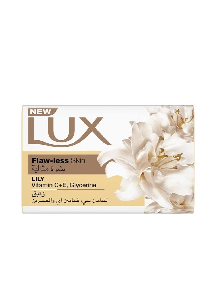 Lux بشرة خالية من العيوب مع صابون الجلسرين بفيتامين C + E من ليلي، 170 جرام - Image 1