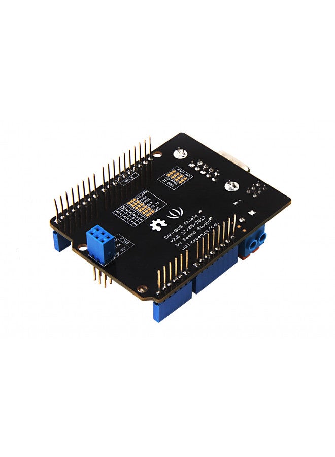 Seeed Studio CAN-Bus Shield V2 Compatible with Arduino for Controller and Transceiver, Arduino Shield Adopts MCP2515 and MCP2551. - Image 1