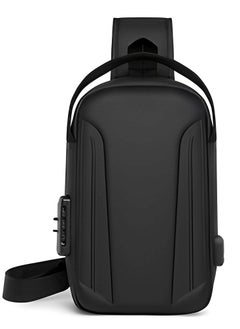 Skycare skycare Anti theft Crossbody Sling Bag,Waterproof Chest Daypack with USB Charging, Shoulder Backpack for Men  - Image 1