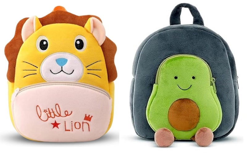 Blue Tree Cute Kids Backpack Toddler Bag Plush Animal Cartoon Mini Travel Bag for Baby Girl Boy 1-6 Years, Ideal for Gifting for Kids - Image 1