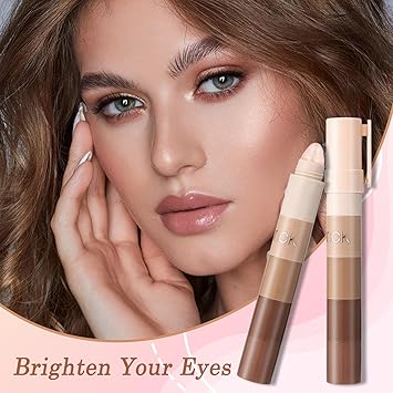 Eyeshadow pencil high pigment and smooth texture 5in1 compact eyeshadow stick matte shimmer eye shadow stick waterproof beginnerfriendly longwear makeup for women - Image 3