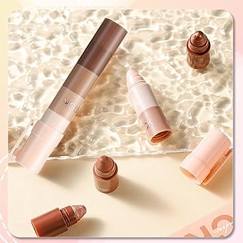 Eyeshadow pencil high pigment and smooth texture 5in1 compact eyeshadow stick matte shimmer eye shadow stick waterproof beginnerfriendly longwear makeup for women - Image 5