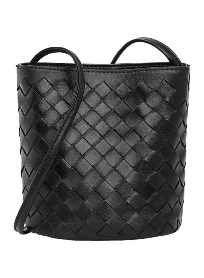 Yuyula Leather Handbag For Women, Bucket Bag, Light Luxury Commuter Shoulder Crossbody Bag, Birthday And New Year Gift For Girlfriend - Image 3