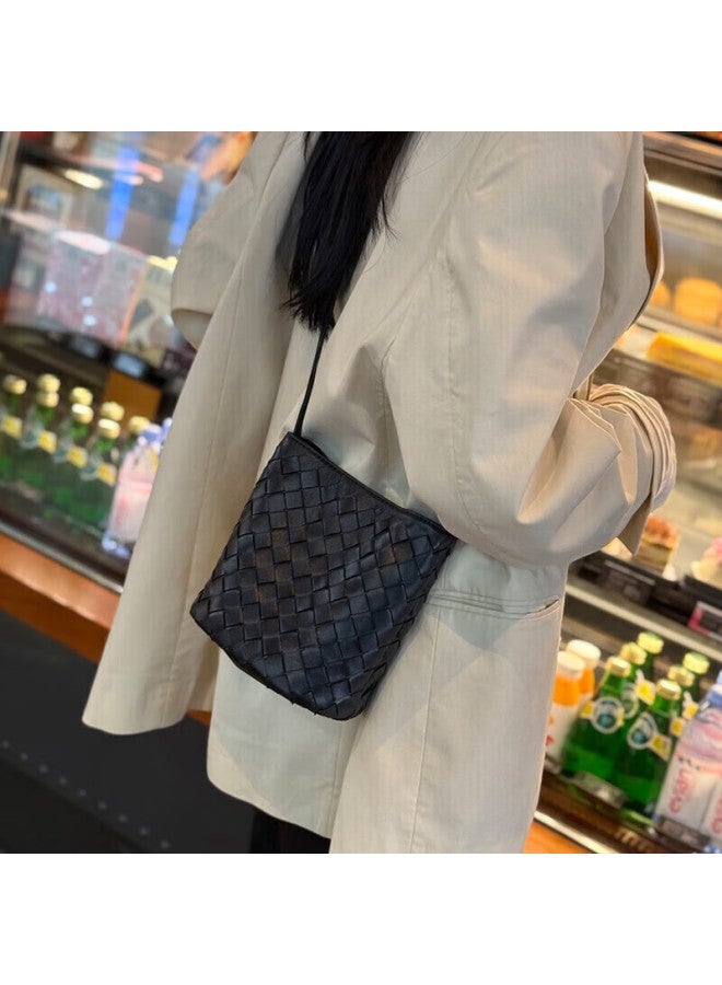 Yuyula Leather Handbag For Women, Bucket Bag, Light Luxury Commuter Shoulder Crossbody Bag, Birthday And New Year Gift For Girlfriend - Image 2