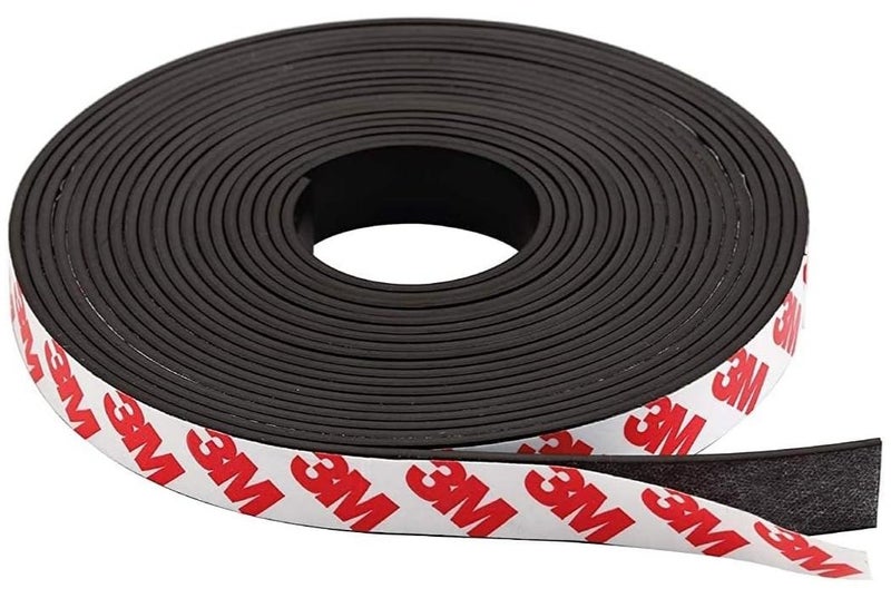 RATSAW Magnetic Tape with Adhesive Magnet Tape Roll with Strong Adhesive Backing Perfect for DIY Art Projects whiteboards and Fridge Organization 20 mm Wide x 1 Meter Long - Image 1