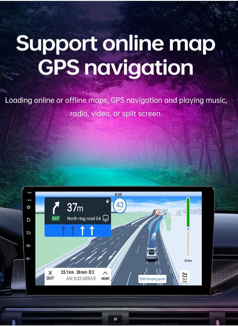 RAYMOS - Android Screen For Toyota Corolla 2019 TO 2021 4GB RAM Support Apple Carplay Android Auto Wireless QLED Touch Screen AHD Camera Included SIM Card Support Bluetooth DSP Navigation GPS - Image 1