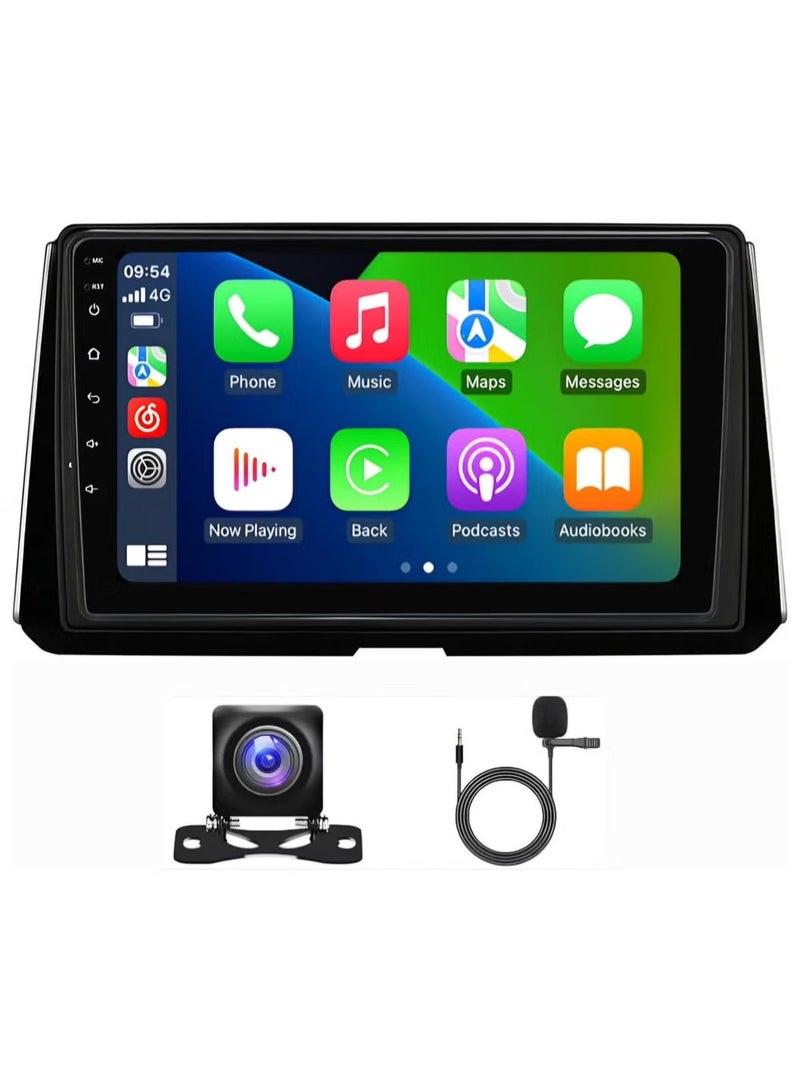 RAYMOS Android Screen for Toyota Corolla 2019-2021 | 4GB RAM + 32GB ROM | Wireless Apple CarPlay & Android Auto | QLED Touch Screen | DSP | GPS Navigation | Bluetooth | 4G SIM Support | AHD Backup Camera Included - Image 1