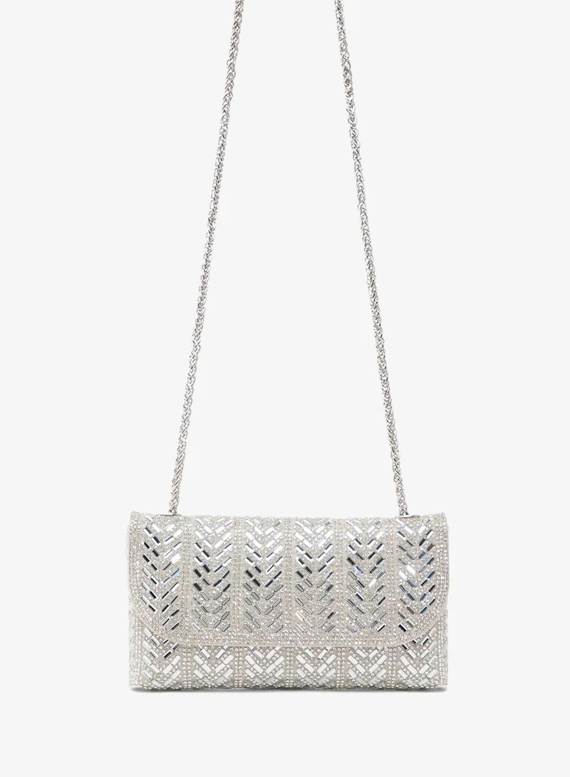 Ella Limited Edition Silver Detailed Embellished Bag