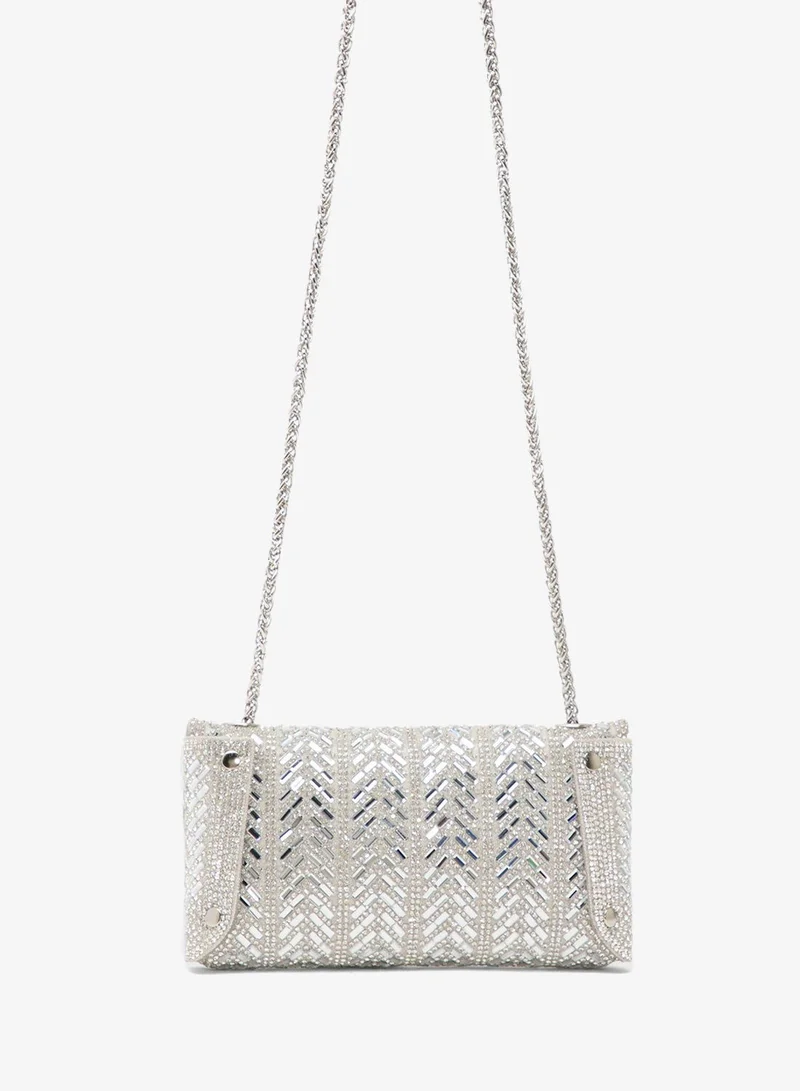 Ella Limited Edition Silver Detailed Embellished Bag
