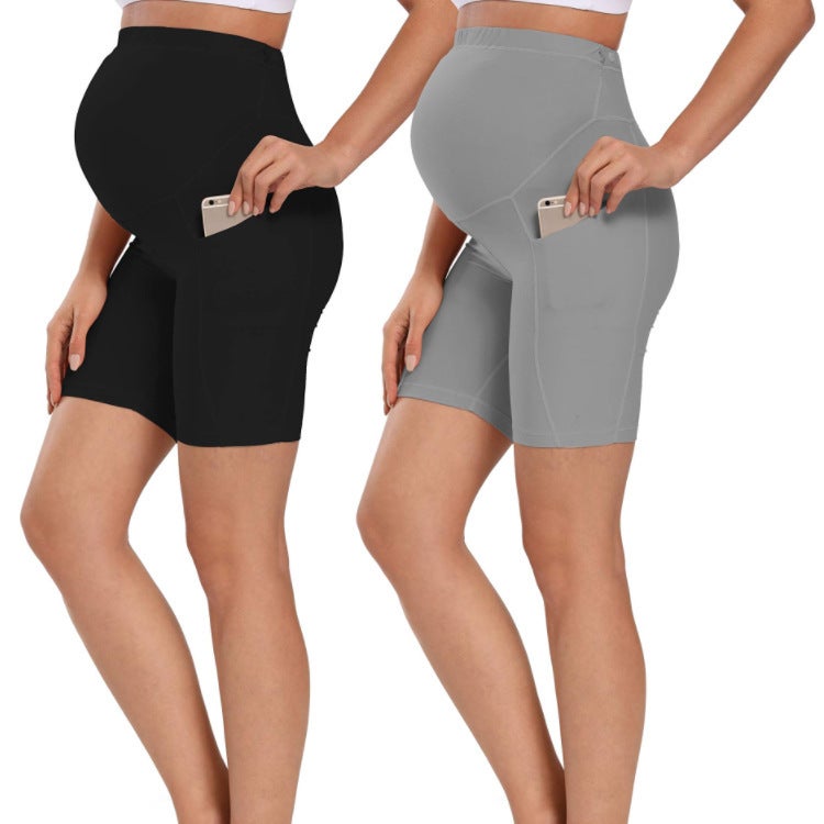 Slimming Maternity Pants Yoga Fitness Black  - Image 4