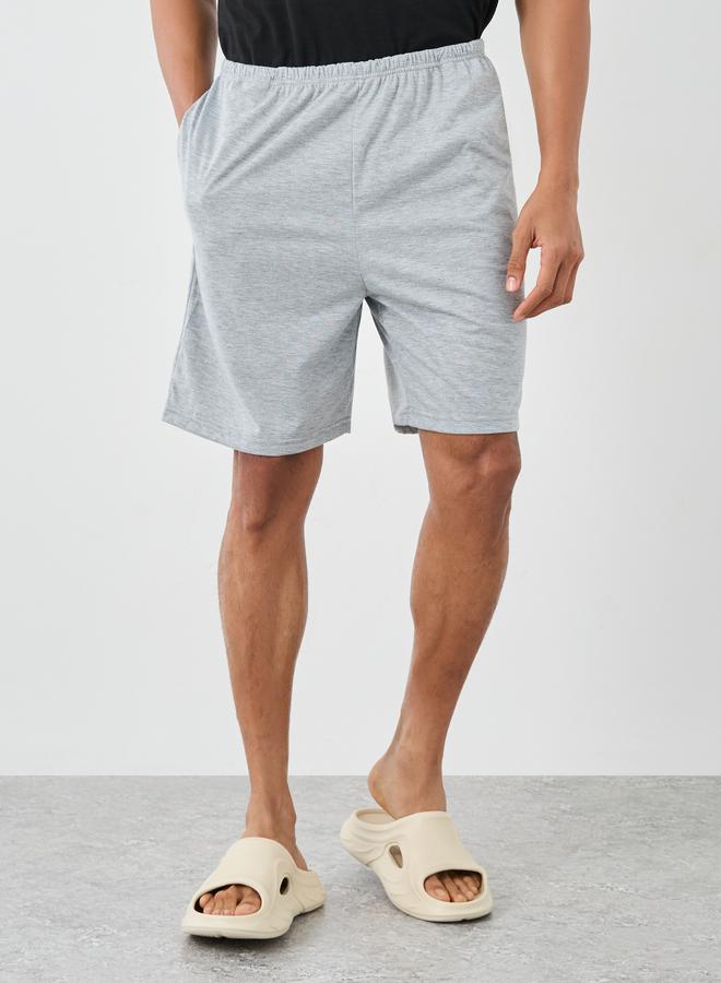 Styli Black Graphic Printed T-Shirt and Shorts Set - Image 4