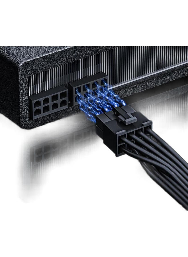 Burlefran Pirate Ship Power Rm1000X Modular Cable Graphics Card Full Modular Cable Gpu 8P Modular Cable 6+2 Graphics Card Power Cable Computer Motherboard Module Graphics Card Cable - Image 2
