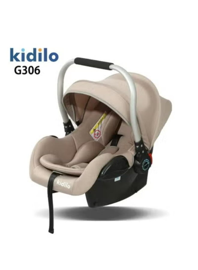 Kidilo car seat, first stage, holds from 0 to 13 kilograms with a strong metal arm