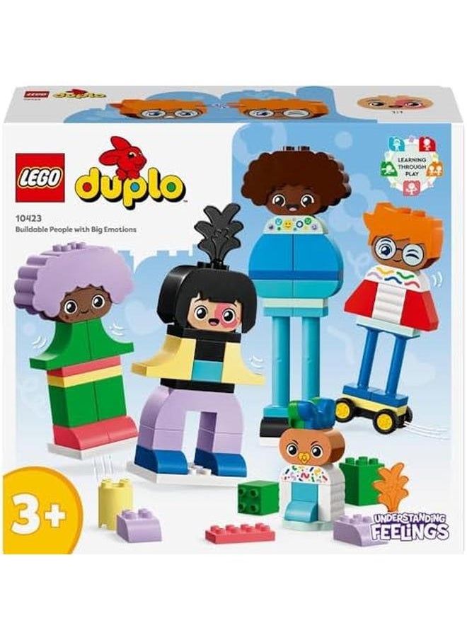 LEGO Duplo Town Buildable People With Big Emotions 10423 Learning And Education Toys Set Building Blocks Toy For Toddlers 71 Pieces  - Image 2