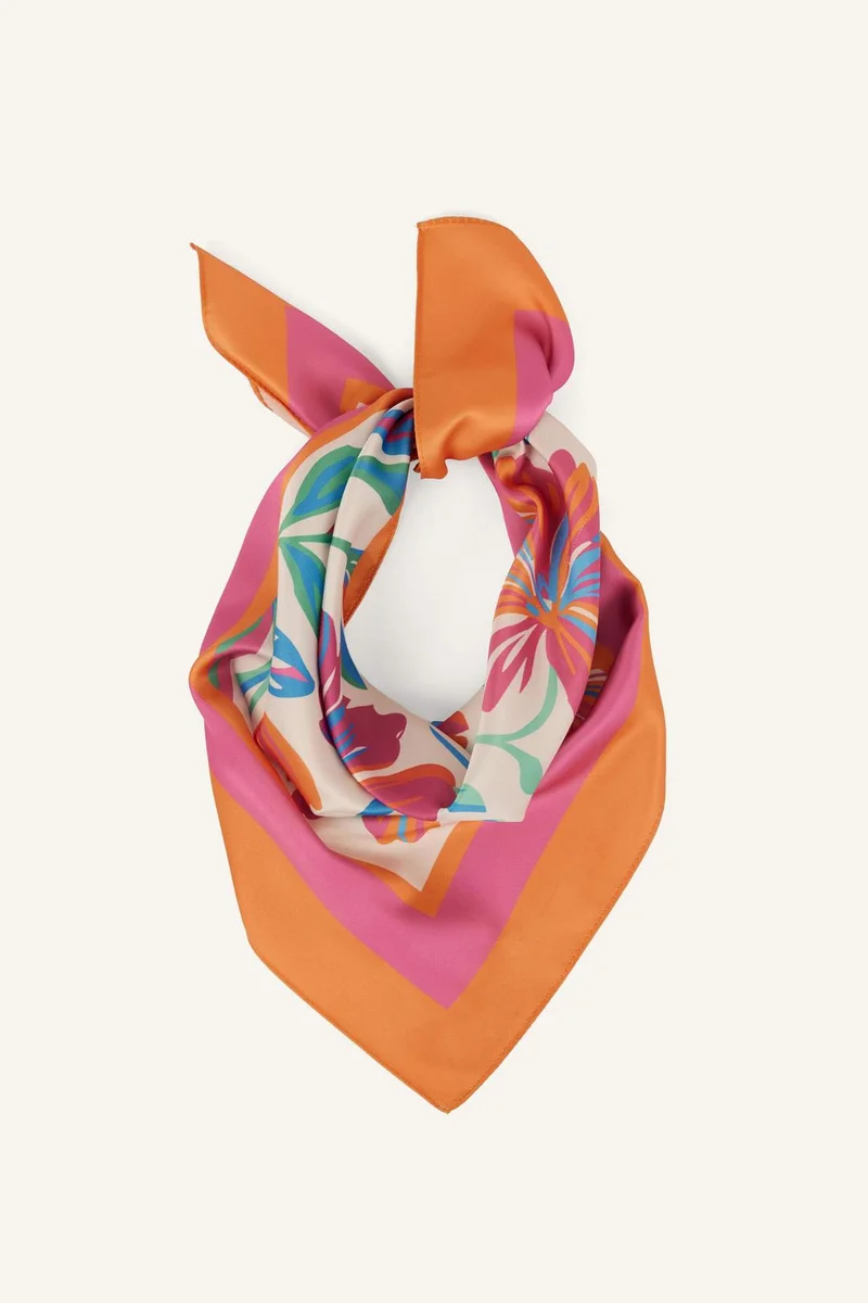 ديفاكتو Woman Floral Print Scarf