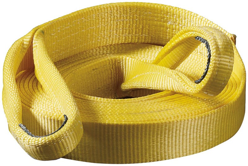 WARN 88913 Nylon Webbing Standard Recovery Strap, 10.8 Ton (21,600 lb) Capacity, 3" Width x 30' Length, Yellow - Image 4