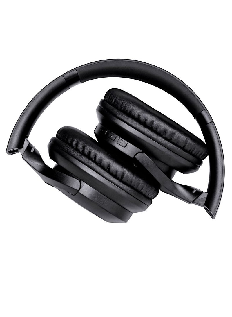 موديكس KO23BT1100B سماعة رأس بلوتوث لاسلكية، متوافقة مع آيفون وأندرويد، أسود - Image 2