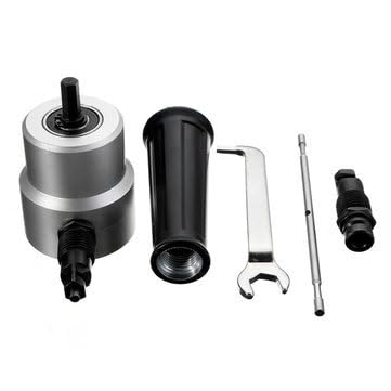 NityaEcommerce nitya Double Head Sheet Metal Nibbler Cutter Holder Tool Power Drill Attachment  - Image 1