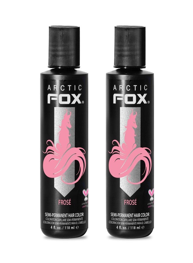 Arctic Fox Semi-Permanent Hair Dye, Vegan & Cruelty-Free, Pastel Pink Frosé, Ammonia-Free, Conditioning Color for All Hair Types, Long Lasting, 4 Fl Oz (Pack of 2) - Image 1