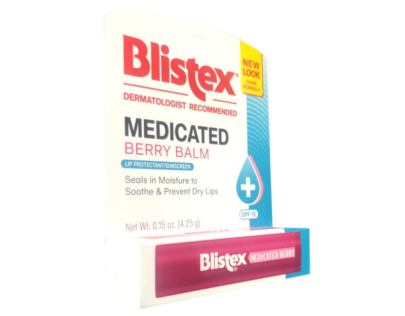 Blistex Medicated Lip Balm, SPF 15, Berry.15-Ounce Tubes (12 Pack) - Image 3