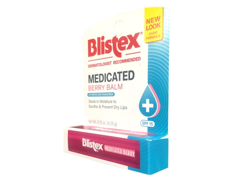 Blistex Medicated Lip Balm, SPF 15, Berry.15-Ounce Tubes (12 Pack) - Image 4