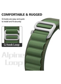 Generic Alpine Loop Band for Apple Watch Ultra 1/2 49mm 46mm 45mm 44mm 42mm, Nylon Woven Sport Strap Compatible with iwatch Series 10 9 8 7 6 5 4 3 2 1 SE  - Image 2
