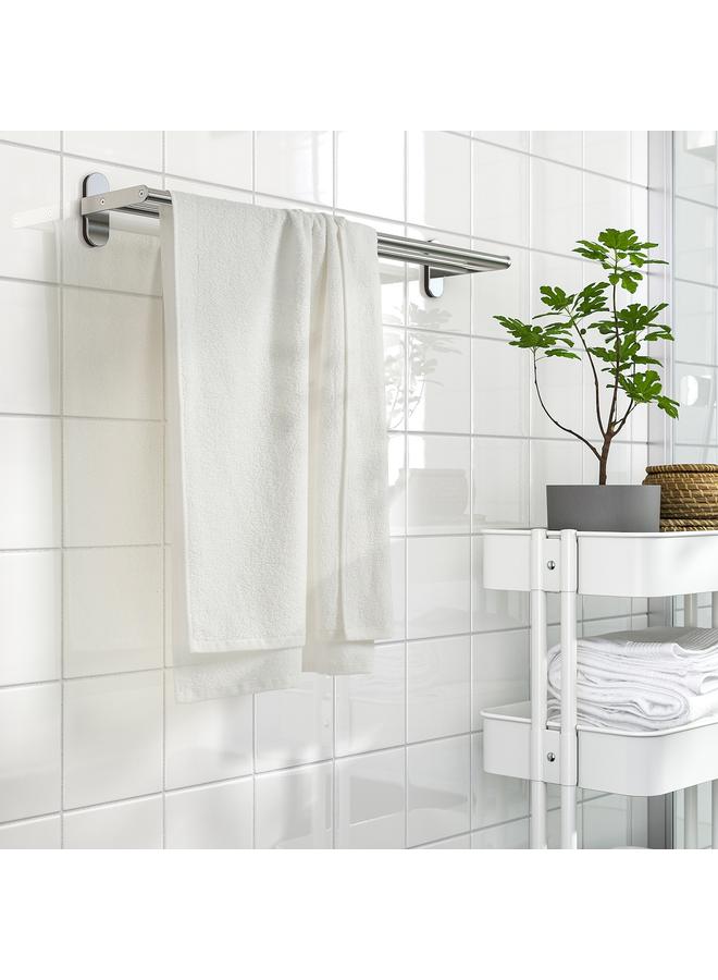 Zaboon Bath towel, white, 55x120 cm - Image 3