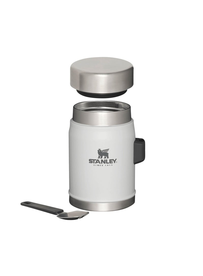 Stanley Stanley Classic Legendary Food Jar 0.4L / 14 OZ Ash with spork â€“ BPA FREE Stainless Steel Food Thermos | Keeps Cold or Hot for 7 Hours | Leakproof | Lifetime Warranty | Dishwasher safe  - Image 5